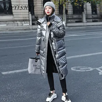 2020 Femei Nou Strat de Bumbac coreean Casual cu Glugă Doamnelor Mult Palton Gros de Iarna Îmbrăcăminte exterioară Cald Căptușit Jacheta Parka DH162