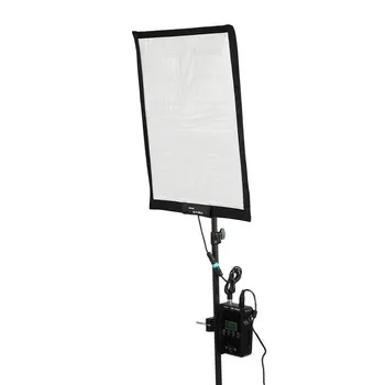 NiceFoto SC-P1000A 60*47.5 CM 100W 3200-5600K 2.4 G Mare CRI TLCI Rola Flex pe role Pânză Video cu LED-uri de Lumină cu Suport și Sac