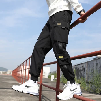 Streetwear Hip hop Jogging Pantaloni Barbati Vrac Pantaloni Harem Glezna Lungime Pantaloni Sport Casual pantaloni de Trening Harajuku Sport Casual
