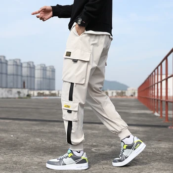Streetwear Hip hop Jogging Pantaloni Barbati Vrac Pantaloni Harem Glezna Lungime Pantaloni Sport Casual pantaloni de Trening Harajuku Sport Casual