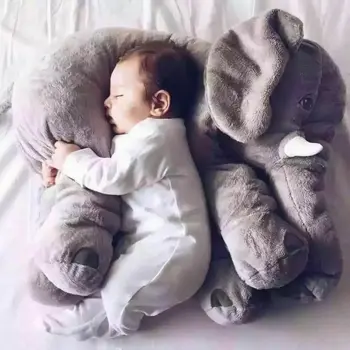 Elefant De Pluș Animale Baby Boy Fata De Copil Adorabil Moale Gri Perna De Relaxare Calmant Jucarii Copii