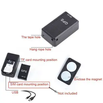 Mini GPS Tracker Portabil Magnetic GPRS Localizare Control Vocal Anti-a pierdut de Înregistrare Globală Dispozitiv de Urmărire pentru Vehicule/Auto/Persoana