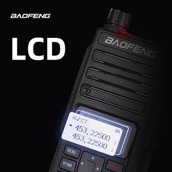 Baofeng BF-H6 50km sunca transmițător 10W walkie talkie 2200mAh transreceiver 136-174/400-520MHz două fel de radio vhfu