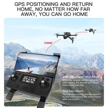 Noi SG906 Max Drone EVO UHD 3-Axis Gimbal Brushless Dron 4K GPS Profissional 5G WIFI FPV 1.2 KM Distanța până 26Mins 50X RC Elicopter