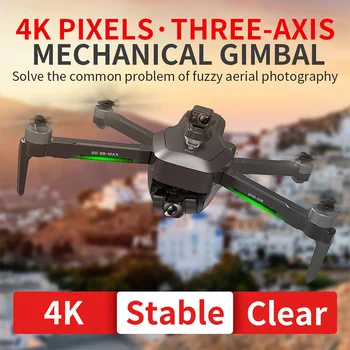 Noi SG906 Max Drone EVO UHD 3-Axis Gimbal Brushless Dron 4K GPS Profissional 5G WIFI FPV 1.2 KM Distanța până 26Mins 50X RC Elicopter