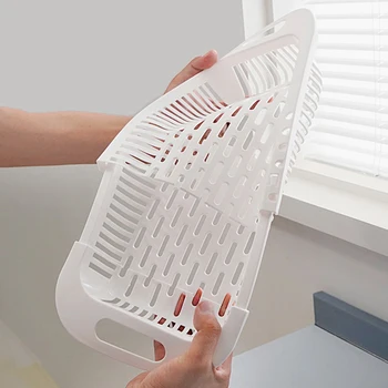 Retractabil Bucătărie Pliabil Chiuveta Picurator Plastic Filtru Raft Pentru Vase Flexibil De Golire Coș Picurator Pliant De Legume De Golire Coș