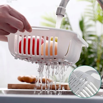Retractabil Bucătărie Pliabil Chiuveta Picurator Plastic Filtru Raft Pentru Vase Flexibil De Golire Coș Picurator Pliant De Legume De Golire Coș