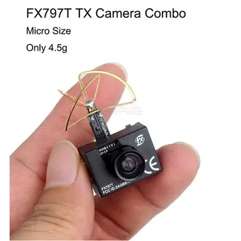 FX797T Micro Camera FPV 600TVL & 5.8 GHz 40CH 25 mw VTX FPV Accesoriu pentru Multirotor