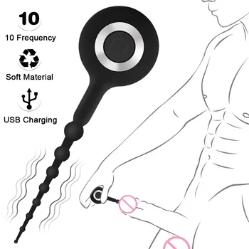 Uretral Dilatator Gay Vibratoare De Sondare Rod Uretral Dop Pentru Bărbați Jucărie Sexuală Medicale Uretra Stretche Penis Cateter Plug Fetis