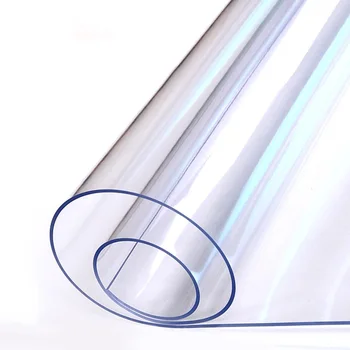 Transparența PVC masă cârpă Moale față de Masă de Sticlă rezistent la apa Oilproof pentru masă dreptunghiulară Bucătărie, masă de acoperire 1.0 mm