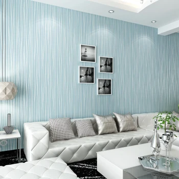 Modern Culoare Solidă Dungi Verticale în Relief Tapet Dormitor, Cameră de zi cu TV Fundal Decorativ de Perete Rola de Hartie
