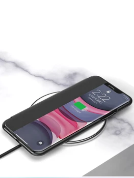Espejo inteligente para iPhone 12 Pro Max de lujo o prueba de golpes Original tapa transparente diseño para iPhone 12 Pro Max