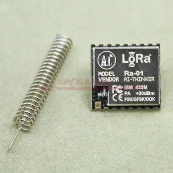 2 buc/lot Ra-01 LoRa SX1278 433M Wireless Răspândirea Spectrului de Transmisie Modul cel Mai Îndepărtat de 10 KM