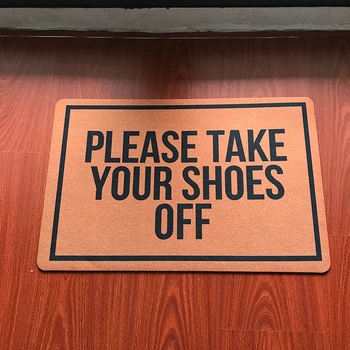 Amuzant Personalizat de bun venit Preș covor pe podea covor dormitor podea mat în hol să-Ți scoți Pantofii