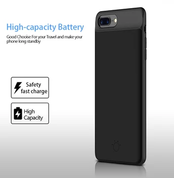 5000/7000mAh Power Bank Baterie Caz pentru iPhone 6 6 7 8 Plus Power Bank Caz de Încărcare Pentru iPhone 6 6s 7 8 Bateriei Caz