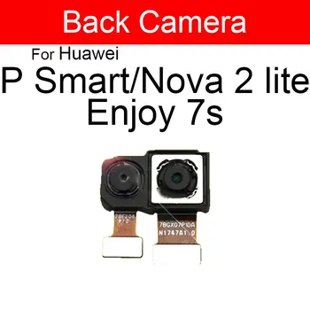 Din spate Foto-video Principal Pentru Huawei P Inteligente / Nova Lite 2 / Bucurați-vă de 7s Spate Camera Mare care se Confruntă Camera Mica de Reparare Piese de schimb