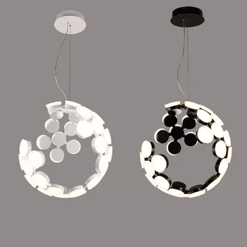 LED Nordic post-moderne designeri droplight camera de zi dining-room personalitate creatoare val de lumină
