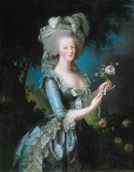 Louise Elisabeth Vigee Le Brun Marie Antoinette cu Rose Arta de Imprimare Poster picturi in ulei pe panza De Casa Decor de Perete de Arta