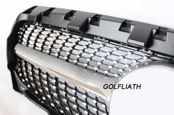 GOLFLIATH Grila de Diamant Pentru CLA Class Mercedes Benz W117 C117 CLA180 CLA 200 CLA260 CLA300 2013+ ABS Material