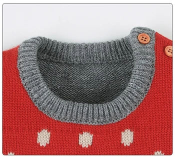 Tricotate Haine Pentru Copii Primavara Copil Nou-Născut Salopetă De Bumbac Copil Fată Băiat Romper Fox Maneca Lunga Print Copilul Salopeta Generală