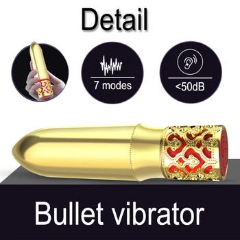 HWOK 7 Viteza Glont Vibrator Vibrator pentru Femei Erotice Mini Adult Sex Jucării de Încărcare USB G-spot Masaj Masturbari