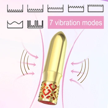 HWOK 7 Viteza Glont Vibrator Vibrator pentru Femei Erotice Mini Adult Sex Jucării de Încărcare USB G-spot Masaj Masturbari