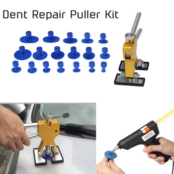 Masina Dent Extractoare Truse De Instrumente Mașină De Instrument De Paintless Dent Repair Tool Umbră Extractorul De Ridicare + 18 File De Grindină Dent Removal Tool Repararea