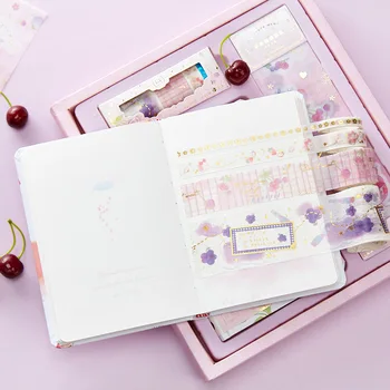 Kawaii creative 32k hardcover carte de mână cutie de cadou cu adevărat cât de drăguț notebook student vacanță set cadou mână contul material diy