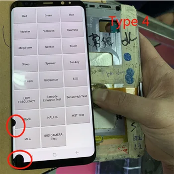 Original LCD Cu unghi Mort Pentru Samsung Galaxy S8 Plus Display lcd Touch Ecran Digitizor de Asamblare Pentru samsung S8 plus LCD