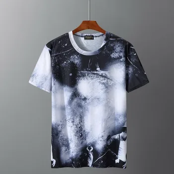 Oversize T-shirt pentru Bărbați de Mari Dimensiuni 10XL Topuri Tricouri Hip Hop Casual Imprimare Tricouri Plus Dimensiune 9XL 10XL Haine de Vară Supradimensionat HX350