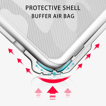Funda Pentru Realme 7 Pro 5G Caz de Camuflaj Acrilice PC+TPU rezistent la Șocuri Armura Airbag-uri Pentru Realme 7 Capacul din Spate Coajă Rzants