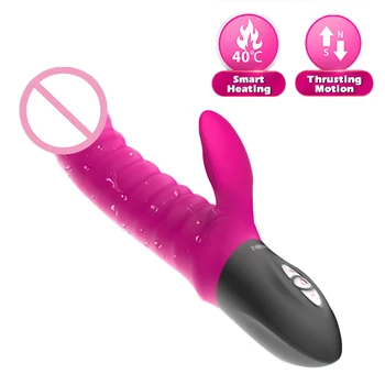 G-spot penetrare un Vibrator incalzire cu Puls Electromagnetic Stimulator Clitoris Vibratoare Rabbit Vibrator Jucarii Sexuale pentru Femei