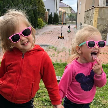 2 buc/lot Copii ochelari de Soare Polarizat Băieți Fete TR90 Ochelari de Soare Silicon Ochelari de Cadou Pentru Copii Gafas de sol UV400