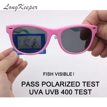 2 buc/lot Copii ochelari de Soare Polarizat Băieți Fete TR90 Ochelari de Soare Silicon Ochelari de Cadou Pentru Copii Gafas de sol UV400