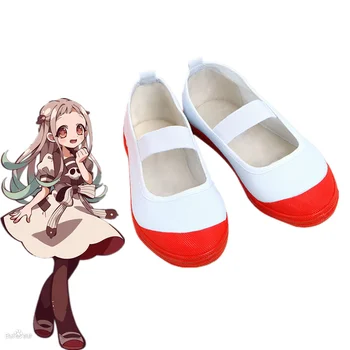 Anime Toaletă Legat Hanako-kun Pantofi Nene Yashi Pantofi Fete Cosplay Yugi Tsukasa Panza Pantofi Albi Student Yugi Pantofi de Dans