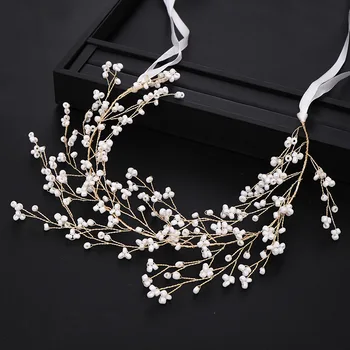 2020 Noi de Vânzare Fierbinte elegant pearl femei benzi de Mireasa Frizură Nunta caciulita