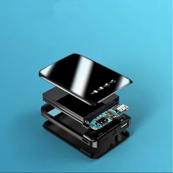 Mini Power Bank 30000mAh Pentru iPhone X Xiaomi Mi Powerbank de unde această putere Banca Incarcator Dual Usb port Baterie Externă Poverbank Portabil