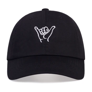 Noua Moda de bumbac șapcă de baseball bumbac degetul broderie tata pălărie Reglabil Hip Hop snapback pălării fmen femei capace de sport gorras