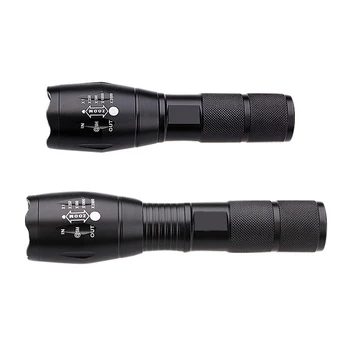 FX-DZ50A100 Vânătoare lumina lanterna LED-uri de iluminat T6 5000Lm cu zoom lanterna felinar portabil cu lumina de la Distanță Comutator Încărcător cutie de scule