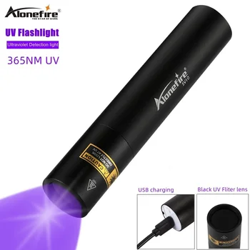 Alonefire SV10 365nm Ultraviolete Negru Lumina Lanterna UV Blacklight animale de Companie Detector de Urină de Câine De Urină de Pisică Uscat Petele de Bug-uri Pat