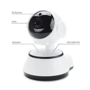 V380 Camera WiFi Monitor 1080P Wireless Home Security Camera IP Inteligent WI-FI Audio Recorder Supraveghere Copil de Companie CCTV aparat de Fotografiat