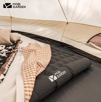Mobi Grădină în aer liber camping pat gonflabil de uz casnic canapea singură pernă de aer pliere leneș pat saltea gonflabila