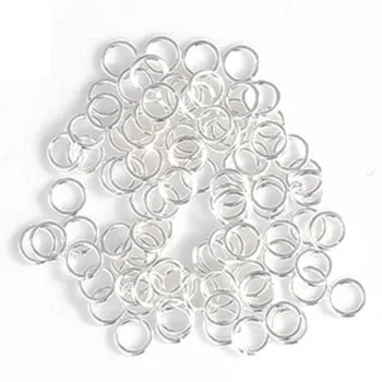 50pcs 3/3.5/4/5mm Argint 925 Inele de Salt Deschide Split Singură Buclă Conectori en-Gros Bijuterii a Face Constatări Componente