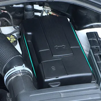 Motor de masina Baterie Praf Acoperă Electrod Negativ Impermeabil husa de Protectie Pentru SEAT Leon Mk3 Ateca Styling Auto Negru Fierbinte