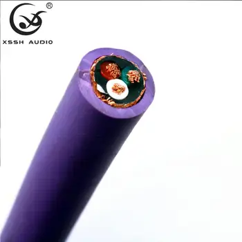 XSSH audio AC-313CU HiFi CD player, amplificator audio 13mm 3*2.5 mm OFC cupru pur Cablu Difuzor Cabluri de Alimentare Cablu de Sârmă