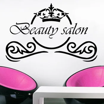 Salon De Frumusete Perete Decal Moda Make-Up Hair Salon Spa De Vinil Autocolant Coafura Arta De Perete Decor Salon De Frumusețe Murală Design Interior