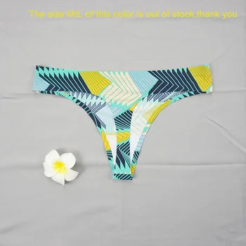 Femei Lenjerie de corp 3pcs/o mulțime Tangas Femei Sexy Thong fără Sudură G String Doamnelor Intim Pringting Brazilian Joase T Pantalon