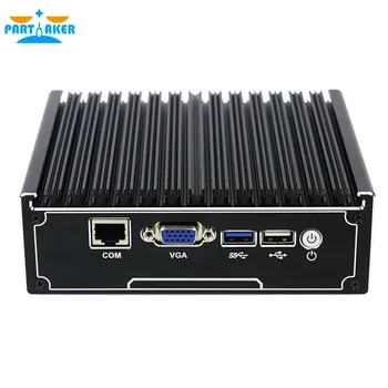 Părtaș I6 fără ventilator Pfsense Mini PC Quad Core J1900 4*Intel WG82583 Gigabit Lan Firewall Multi-funcția de Router de Securitate Desktop