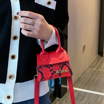 Genti pentru femei 2019 moda de Înaltă calitate Șarpe Mini-geantă de mână pentru femei genți de mână de lux pentru femei pungi de designer sac principal femme