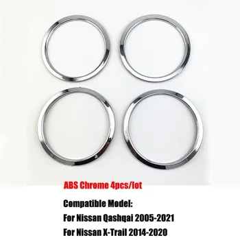 Cotochsun ABS Interioare Auto Ușa sunet Difuzor Audio Inel Capac Ornamental decor Pentru Nissan Qashqai 2005-2021/ X-Trail-2020